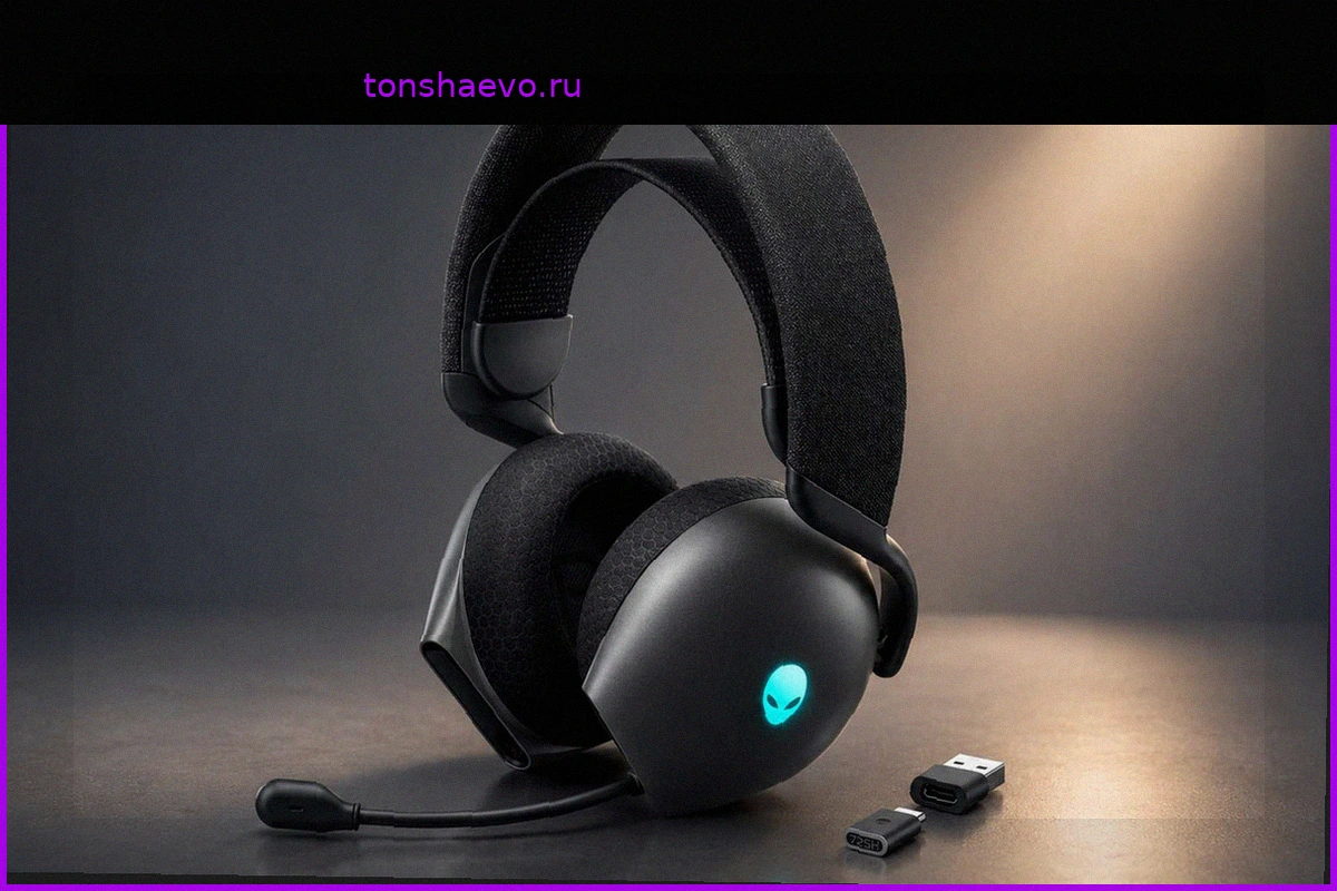 Игровые наушники Alienware AW725H: Dolby Atmos, 75 часов автономности и шумоподавление с ИИ – теперь со скидкой 30%