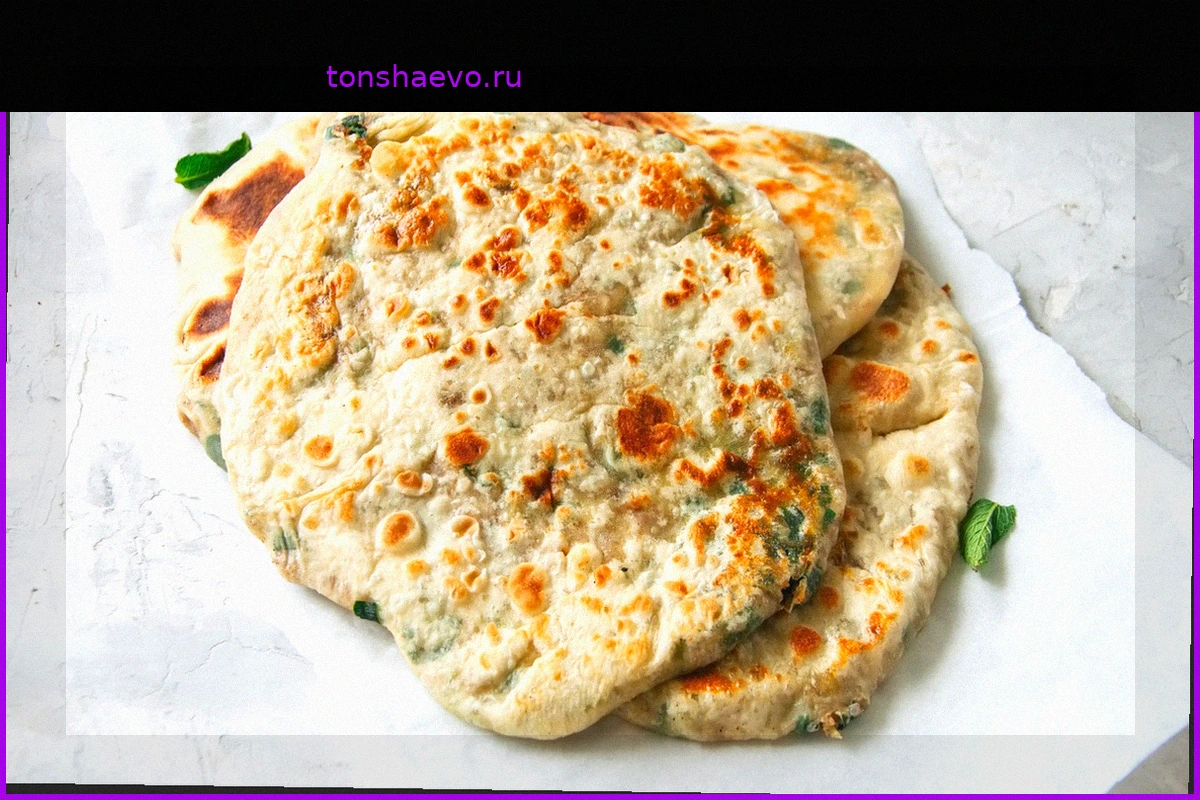 Домашние лепёшки на гриле с оливковым маслом